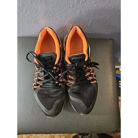 Size 10.5 - Nike Air Max 2014 Atomic Orange Volt Shoes EXCELLENT CONDITION (S20 - Picture 2 of 10